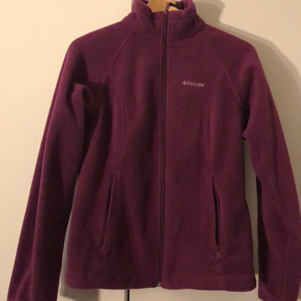 Columbia Purple Fleece Zip-Up